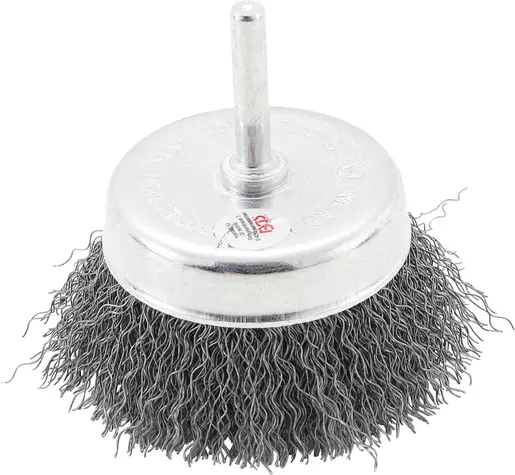 Hrncový drátěný kotouč pr. 75mm BGS103076  Upnutí - čep 6 mm (BGS103076)