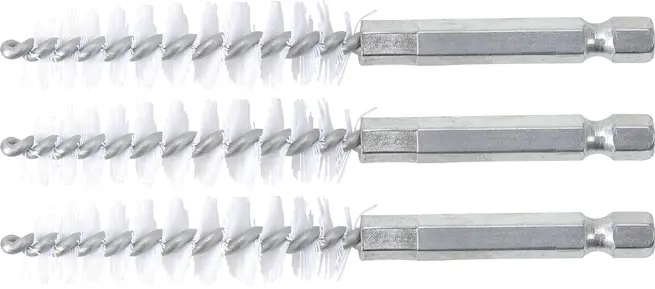 Nylonové kartáče pr. 13 mm BGS103078-13-N, upínání 1/4", 3 ks (Sada BGS 3078) (BGS103078-13-N)