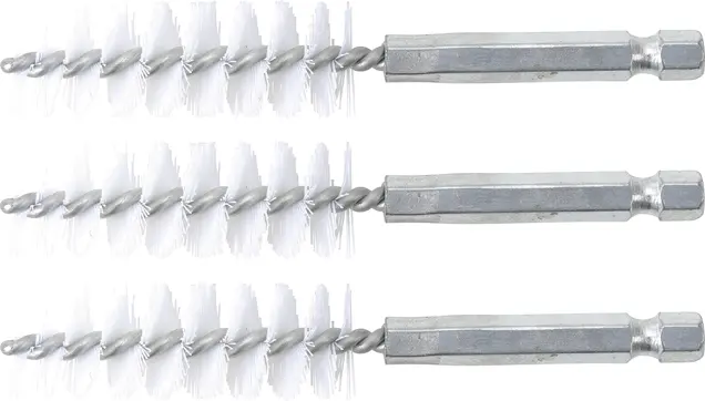 Nylonové kartáče pr. 16 mm BGS103078-16-N, upínání 1/4", 3 ks (Sada BGS 3078) (BGS103078-16-N)