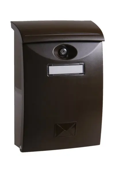 Pošt.schránka PVC hnědá 24x10.5x34.5cm (L70114)