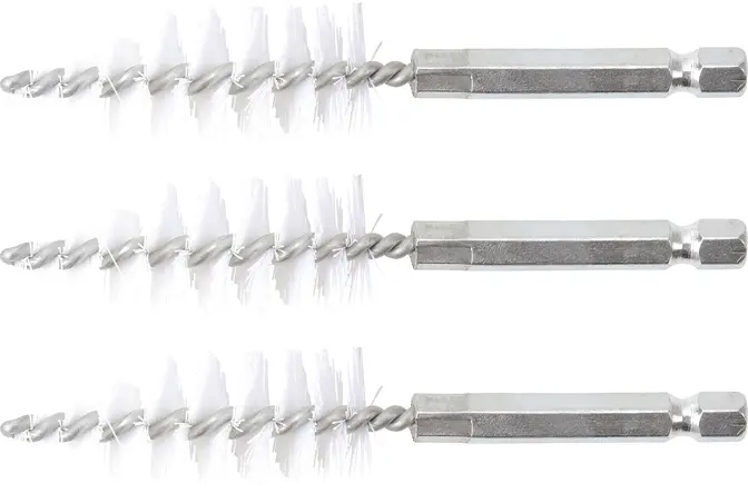 Nylonové kartáče pr. 18 mm BGS103078-18-N, upínání 1/4", 3 ks (Sada BGS 3078) (BGS103078-18-N)