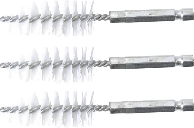 Nylonové kartáče pr. 19 mm BGS103078-19-N, upínání 1/4", 3 ks (Sada BGS 3078) (BGS103078-19-N)