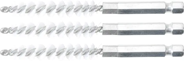 Nylonové kartáče pr. 8 mm BGS103078-8-N, upínání 1/4", 3 ks (Sada BGS 3078) (BGS103078-8-N)