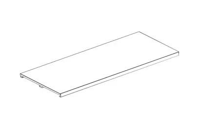 Polica CZ 40cm (set vrátane konzol), Levior 81012 (L81012)