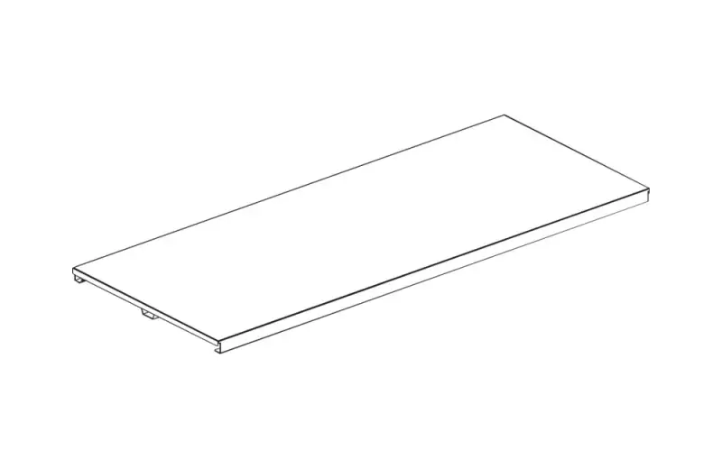 Polica CZ 40cm (set vrátane konzol), Levior 81012 (L81012)