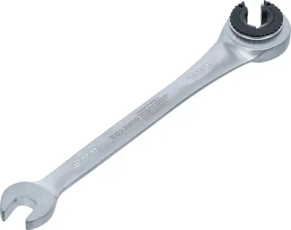 BGS 30839 Otvorený očkoplochý kľúč 9 mm s račňou pre prevlečné matice (BGS1030839)