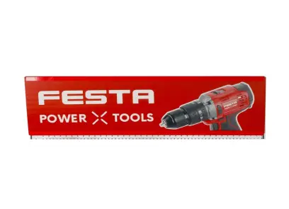 FESTA Power x náradie červený svetelný panel AKU (L81195)