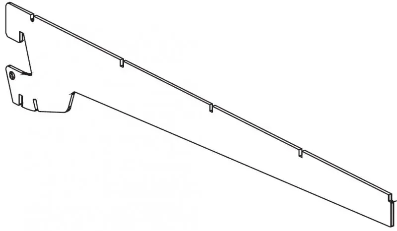 Konzola nízká 200mm !OBJ! (L81238)