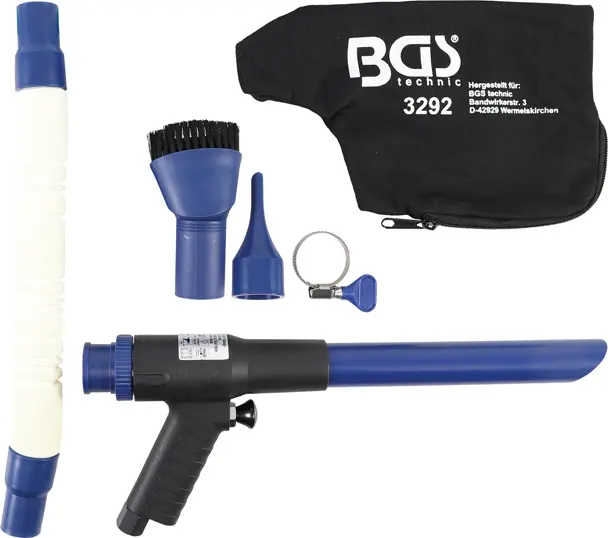 Pneumatická sací/ofukovací pistole BGS103292 Přepínatelná - 9dílná (BGS103292)