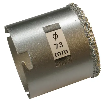 Diamantový vykružovací vrták pr. 73 mm BGS103914 ze sady BGS č. 103910 (BGS103914)