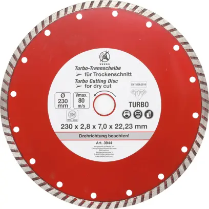 kotouč diamantový 230 mm, turbo segment (BGS103944)