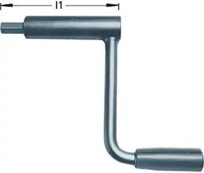 Ručná kľučka pre RKE-L 92 mm RÖHM (EDE38561120)