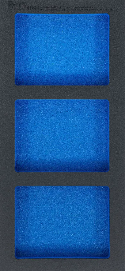 BGS 4091 Náraďový modul 1/3 - prázdny. 3 odkladacie plochy 140x110x20 mm (BGS104091)