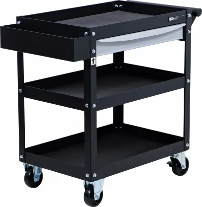 Dílenský montážní vozík BGS104200, 3 police, 1 zásuvka (BGS104200)
