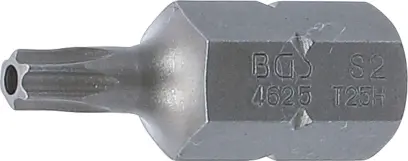 Bit Dĺžka 30 mm pohon vonkajší šesťhran 10 mm (3/8") T-profil (pre Torx) s otvorom T25
