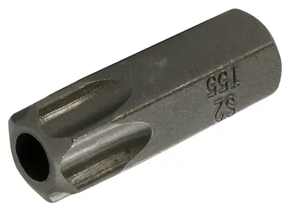 bit 3/8"pro T-profil (Torx) T55 x 30 mm, s vrtáním (BGS104655)