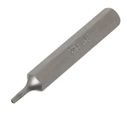 Bit Dĺžka 75 mm pohon vonkajší šesťhran 10 mm (3/8") T-profil (pre Torx) s otvorom T10