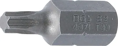 Šroubovací bit 3/8" T-profil (Torx) T30 x 30 mm BGS104871, zatíž. do 5 kg (BGS104871)