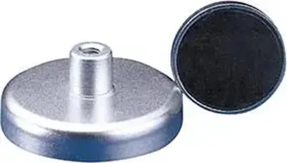 Okrúhly plochý magnet 25 x 15 mm Format typ 3975 so závitom (EDE39750025)