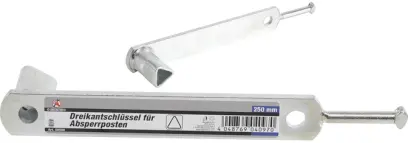 Trojhranný klíč pro zábrany s trojhranným zámkem M (BGS1050500)