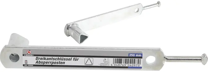 Trojhranný klíč pro zábrany s trojhranným zámkem M (BGS1050500)