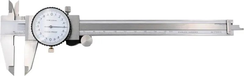 Posuvné měřítko s kruhový m číselníkem 150 mm 1/50 FORMAT