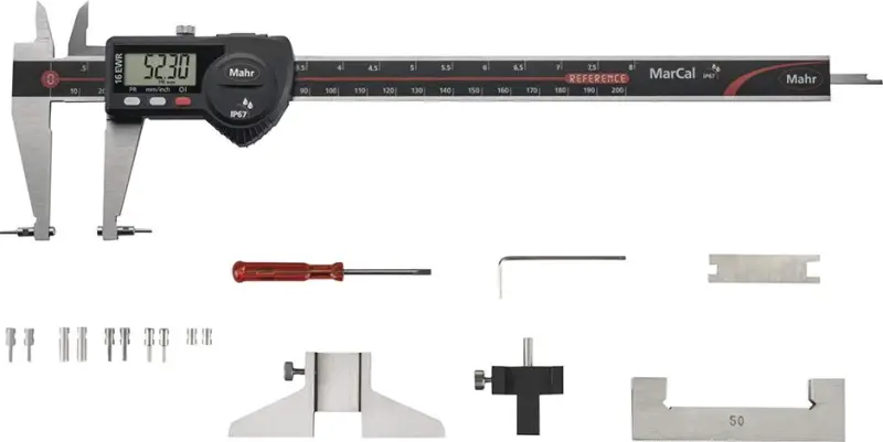 Sada posuvných měřítek digitální 16 EWRI-V 200 mm Universal MAHR (EDE40236969)