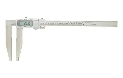 Digitálne dielenské posuvné meradlo 800/0,01 mm s presným nastavením EDE7440540800 bez meracích hrotov (EDE40540800)