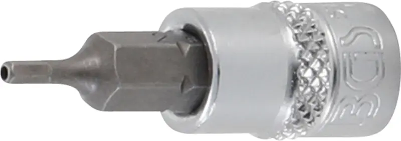 BGS 5156-2 Hlavica zástrčná 1/4" 6hrán 2 mm s vŕtaním (BGS105156-2)
