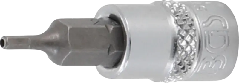 Zástrčná hlavice 1/4" inbus 2 mm BGS105156-2 s vrtáním (BGS105156-2)