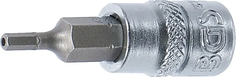 BGS 5156-2-5 Hlavica zástrčná 1/4" 6hrán 2,5 mm s vŕtaním (BGS105156-2-5)