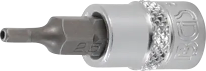 Zástrčná hlavice 1/4" inbus 2,5 mm BGS105156-2-5 s vrtáním (BGS105156-2-5)