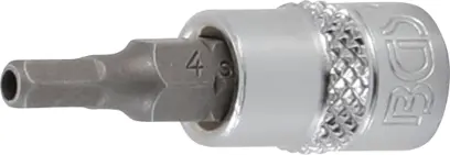 BGS 5156-4 Hlavica zástrčná 1/4" 6hran 4 mm s vŕtaním (BGS105156-4)