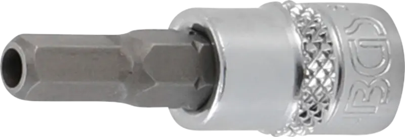 Zástrčná hlavice 1/4" inbus 5,5 mm BGS105156-5-5 s vrtáním (BGS105156-5-5)