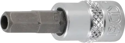 BGS 5156-6 Hlavica zástrčná 1/4" 6hran 6 mm s vŕtaním (BGS105156-6)