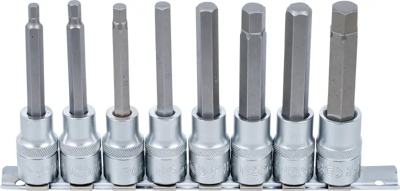 BGS 5176 Zástrčné hlavice 1/2" šesťhran 5 ÷ 13 mm (Sada 8 dielov) (BGS105176)