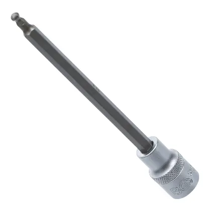 Bitová zástrčná hlavica 1/2" šesťhran 5 mm s guľovou hlavou. BGS 5184-HB5 (BGS105184-HB5)