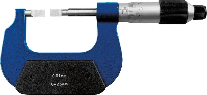 Třmenový mikrometr pro vn ější drážky 0 - 25 mm FOR MAT