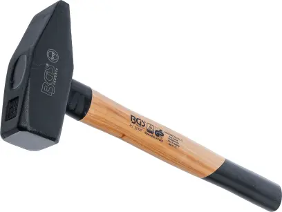 BGS 52320 Zámočnícke kladivo 2000 g drevená (hickory) rukoväť, TÜV-GS (BGS1052320)