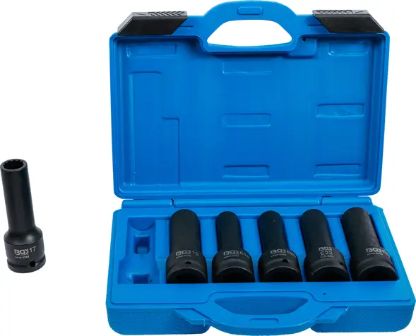 Nástrčné hlavice 3/4" 12hranné a E-Profil BGS105250, úderové. Sada 6 dílů (BGS105250)