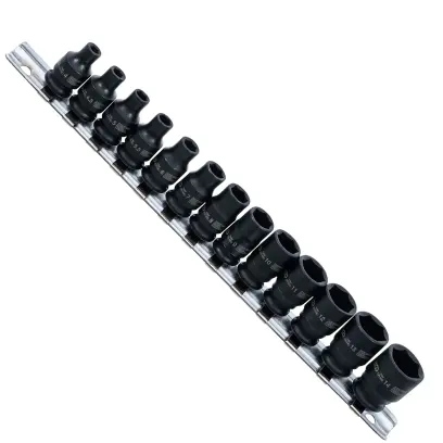 Nástrčné hlavice 1/4" šesťhran 4 ÷ 14 mm BGS105296, rázové (Sada 13 ks) (BGS105296)