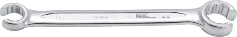Otevřený oboustranný očkový klíč 17 x 22 mm BGS 1761-17x22 (BGS101761-17x22)