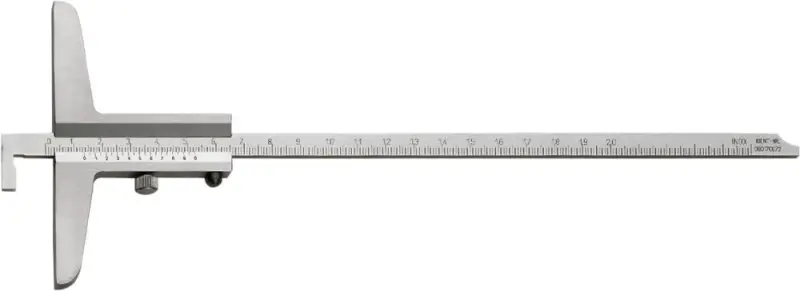 Posuvný hloubkoměr zkráce ná měrka 200mm 1/50 FORTI S