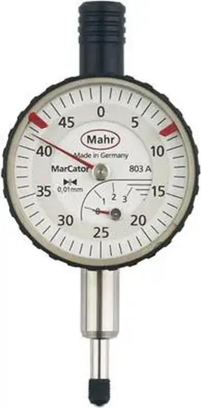 Presný malý úchylkomer pr. 40 mm Mahr 4324050 s kontrastným číselníkom (EDE42204015)