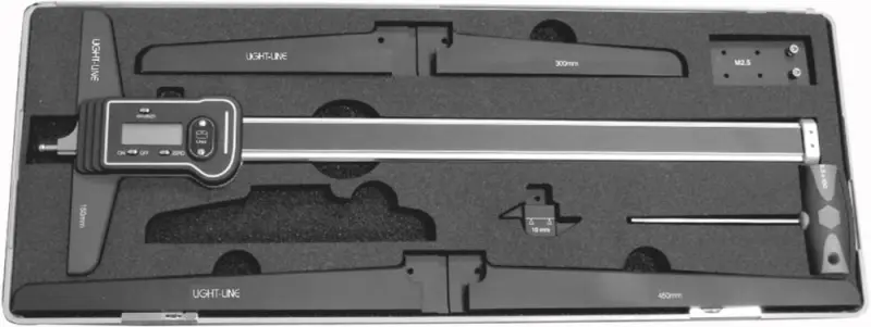 Sada posuvné hloubkoměry digitální 800mm nízkohmot nostní provedení FORTIS