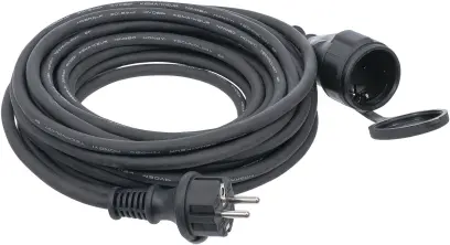 Predlžovací kábel 10 m 3 x 1,5 mm² IP 44