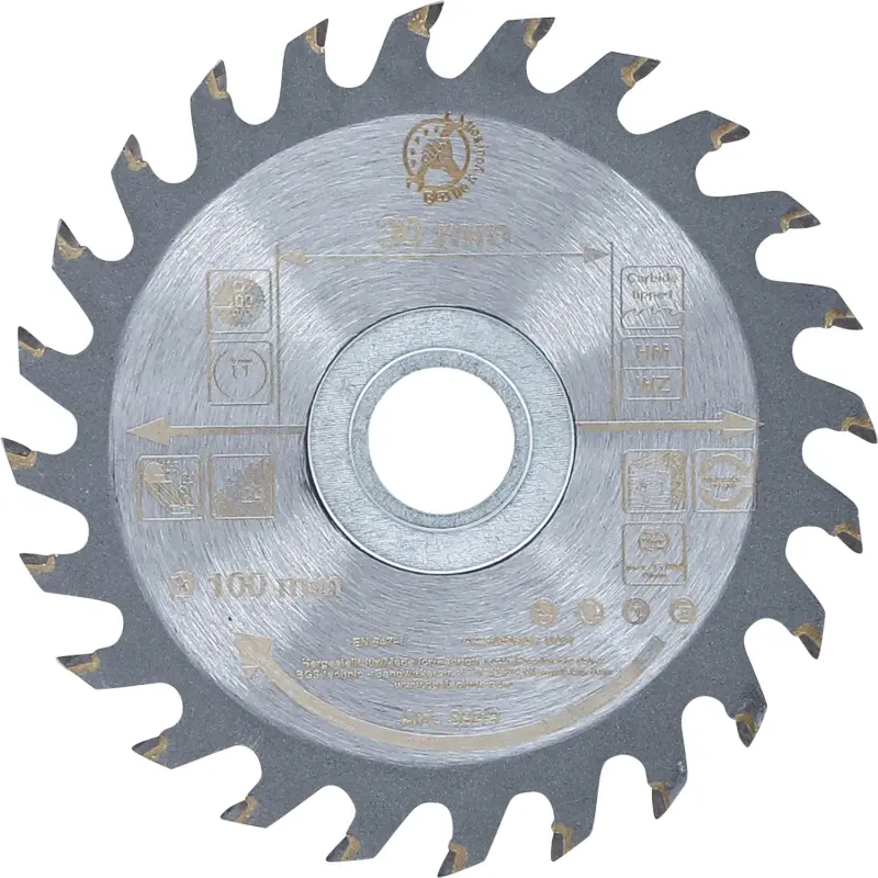 Pílový kotúč zo spekaného karbidu Ø 100 x 30 x 2,1 mm 24 zubov