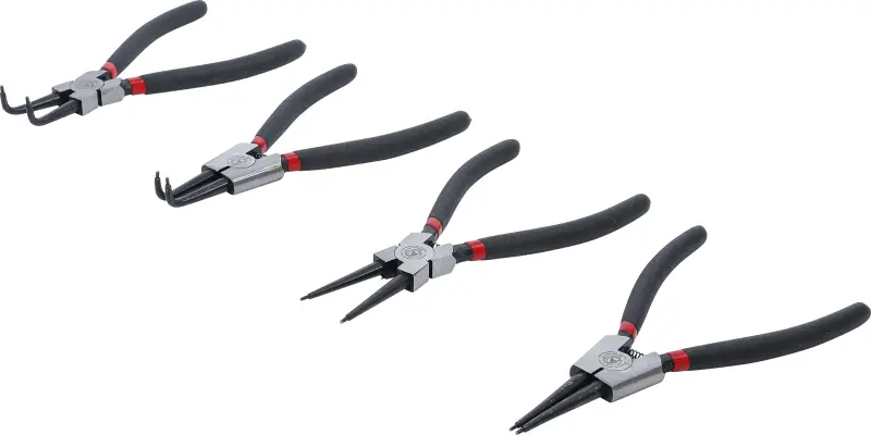 Sada kleští na rozpěrné kroužky | 175 mm | 4dílná (BGS1052100)