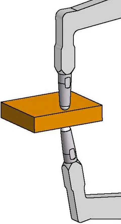 Vnější rychlosnímač Měřen í tloušťky stěn trubek 0- 15mm KRÖPLIN
