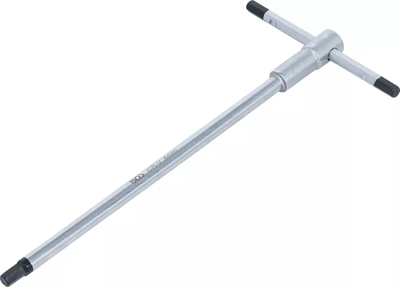 Zástrčný klíč 6hran 6 mm s posuvnou T-rukojetí BGS106087 (BGS106087)